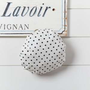 Polka Dot Black Shower Cap