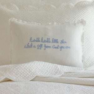 Twinkle Twinkle Little Star Linen Boudoir – Blue