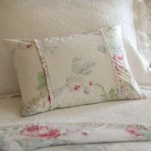 Shore Rose Cream Boudoir Pillow