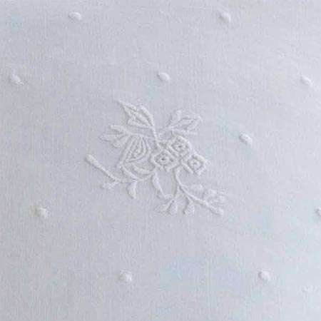 Daisy Dot – Embroidered Linen Toss Pillow - Image 3