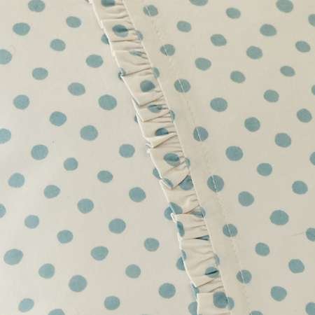 Polka Dot Aqua Boudoir Pillow - Image 3