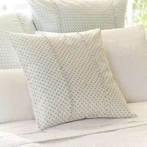 Polka Dot Aqua Porch Pillow